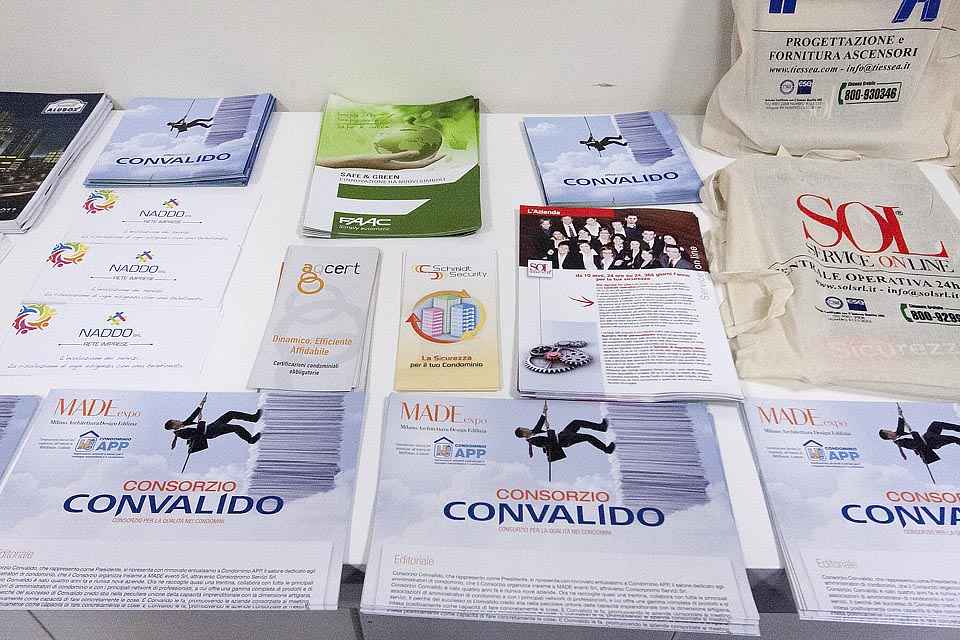 Il materiale Federconvalido al meeting FNA