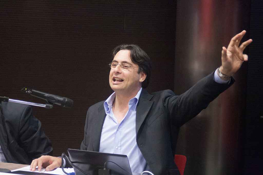 Francesco Di Castri parla al meeting LISIAI a Mestre