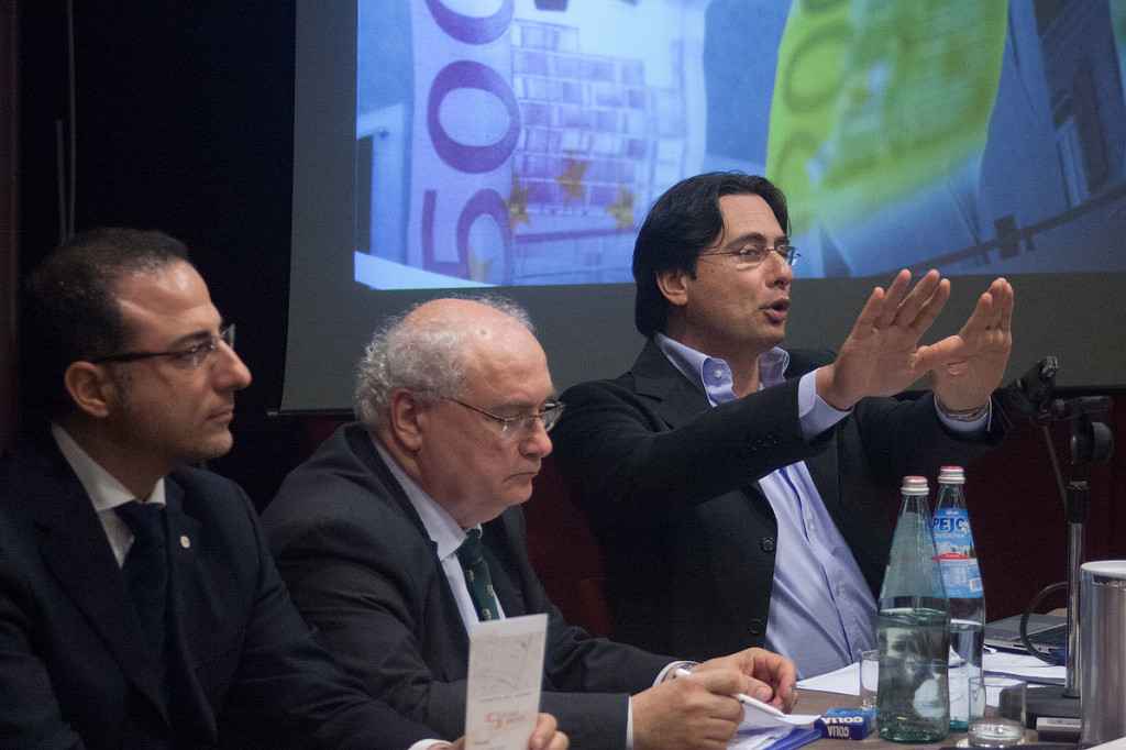 Bruno Tridico, Andrea Mondini e Francesco Di Castri