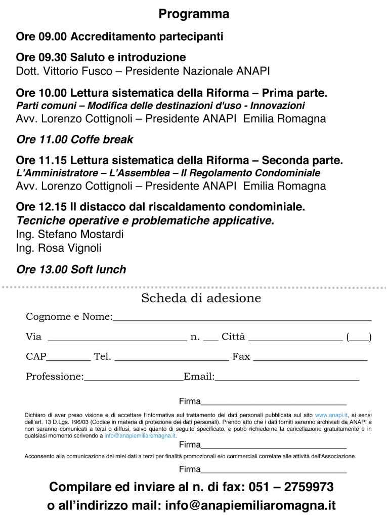 Convegno ANAPI 19 Aprile